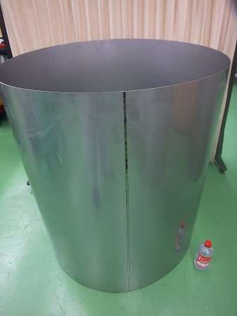大径容器胴 溶接パイプ SUS304 板厚1.0mm x φ830 x 1000L