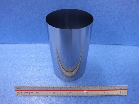 ニオブ溶接パイプ 板厚0.2ミリ　外径60