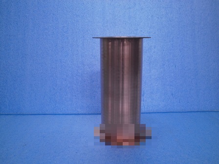 C1220 板厚1.0mm溶接パイプ＋1.5mmフランジの溶接